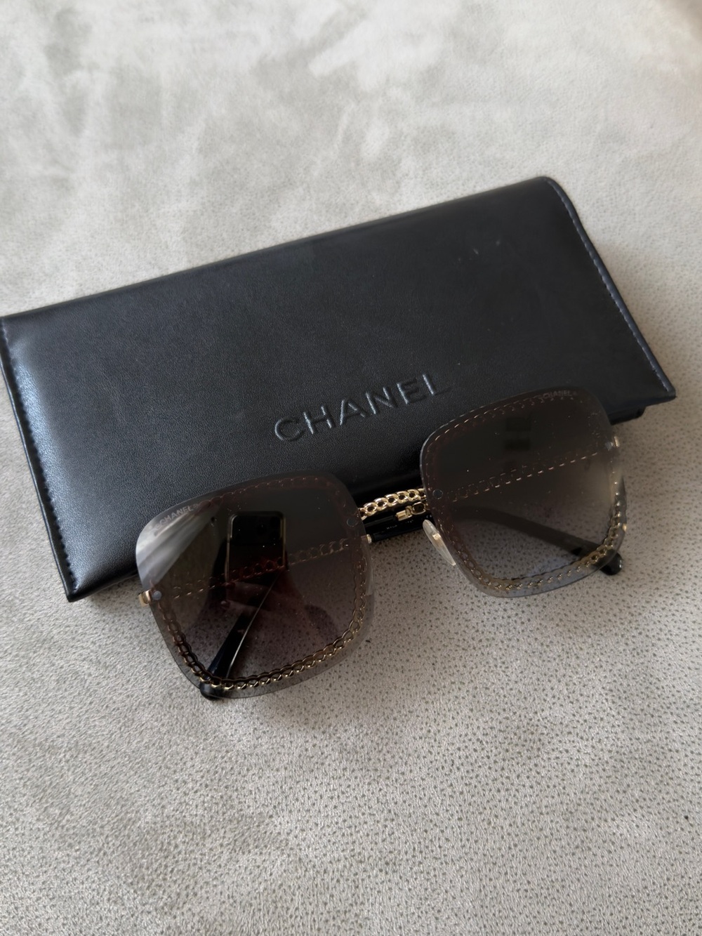 Chanel square sunglasses